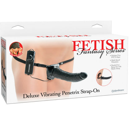 FETISH FANTASY SERIES - SERIES DELUXE VIBRATING PENETRIS STRAP-ON - Kink&Play