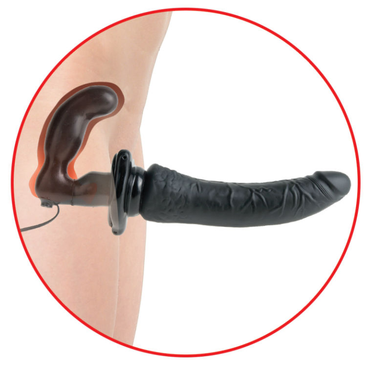 FETISH FANTASY SERIES - SERIES DELUXE VIBRATING PENETRIS STRAP-ON - Kink&Play