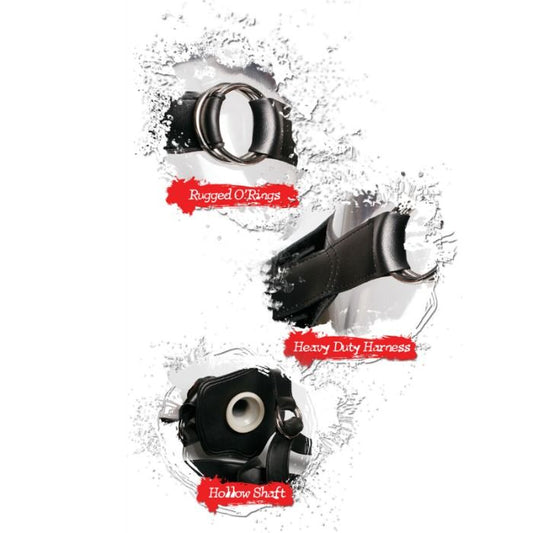 EXTREM FETISH FANTASY - IHÅLIG STRAP-ON SVART