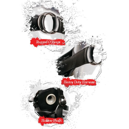 FETISCH FANTASY EXTREME - IHÅLIG 30,5 CM STRAP-ON