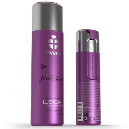 SWEDE - FRUITY LOVE LUBRICANT RASPBERRY RHUBARB 100 ML - Kink&Play