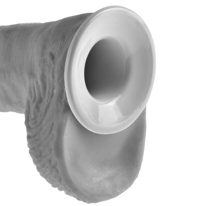 KING COCK - 28 CM IHÅLIG REMDILDO MED SELE KÖTTFÄRG