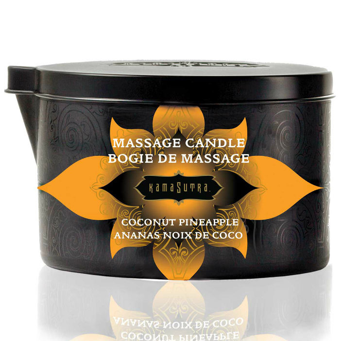 KAMASUTRA - COCONUT AND PINEAPPLE MASSAGE CANDLE 170GR - Kink&Play