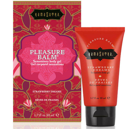 KAMASUTRA - STIMULATING PLEASURE BALM STRAWBERRY DREAMS FLAVOR 50ML - Kink&Play