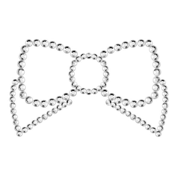 BIJOUX - MIMI BOW SILVER NIPPLE COVERS - Kink&Play
