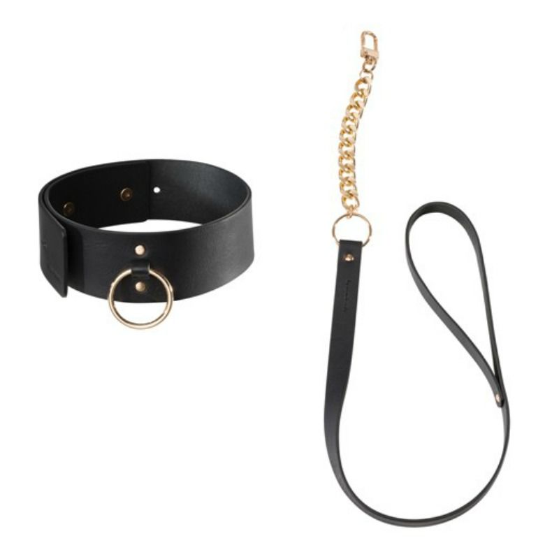 BIJOUX INDISCRETS MAZE - BLACK NECKLACE WITH STRAP - Kink&Play