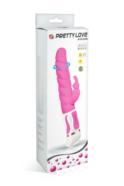 PRETTY LOVE - SMART STEVEN RABBIT PINK - Kink&Play