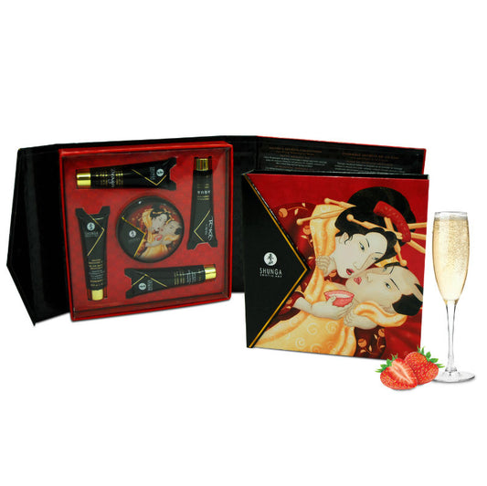 SHUNGA - HEMLIG GEISHA JORDGUBBAR OCH CAVA-KIT