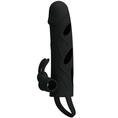 PRETTY LOVE - SILIKONÖVERDRAG MED VIBRATION 14 CM 1.0
