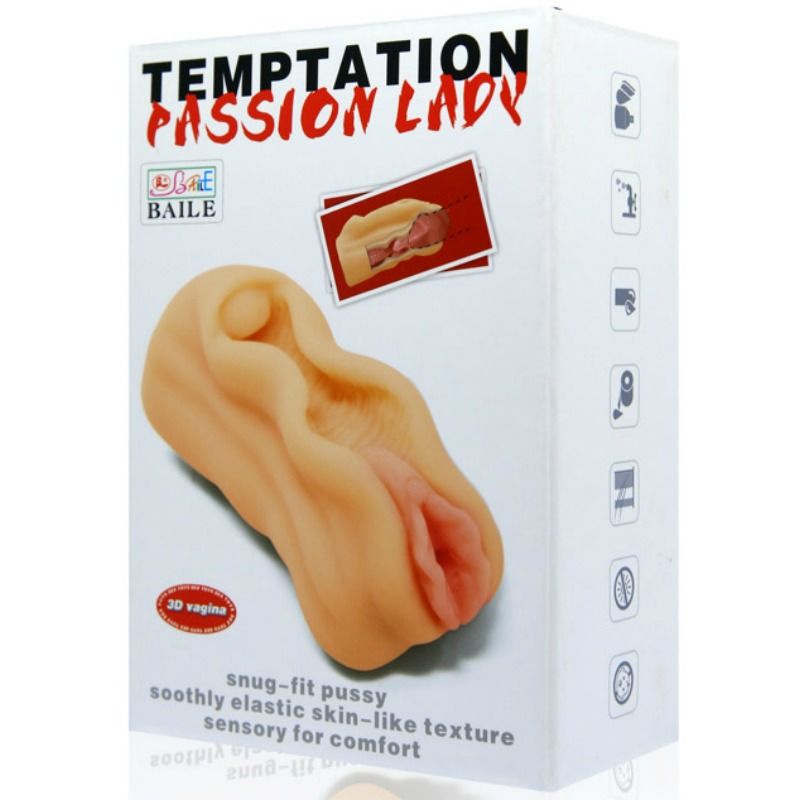 BAILE - MINI MALE MASTURBATOR VAGINA LIPS DESIGN - Kink&Play
