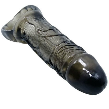 BAILE - PENIS EXTENSION SHEATH WITH STRAP FOR TESTICLES 11.5 CM - Kink&Play