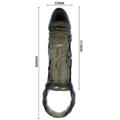 BAILE - PENIS EXTENSION SHEATH WITH STRAP FOR TESTICLES 11.5 CM - Kink&Play
