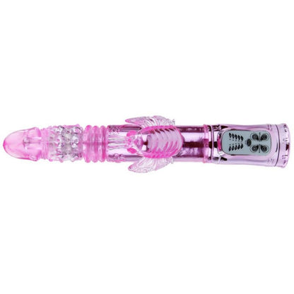 BAILE - RECHARGEABLE VIBRATOR WITH ROTATION AND THROBBING BUTTERF STIMULATOR - Kink&Play