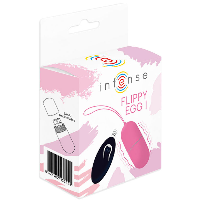 INTENSE - FLIPPY I VIBRATING EGG WITH REMOTE CONTROL PINK - Kink&Play
