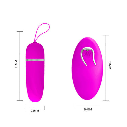 PRETTY LOVE - DEBBY VIBRATING EGG WITH CONTROL - Kink&Play