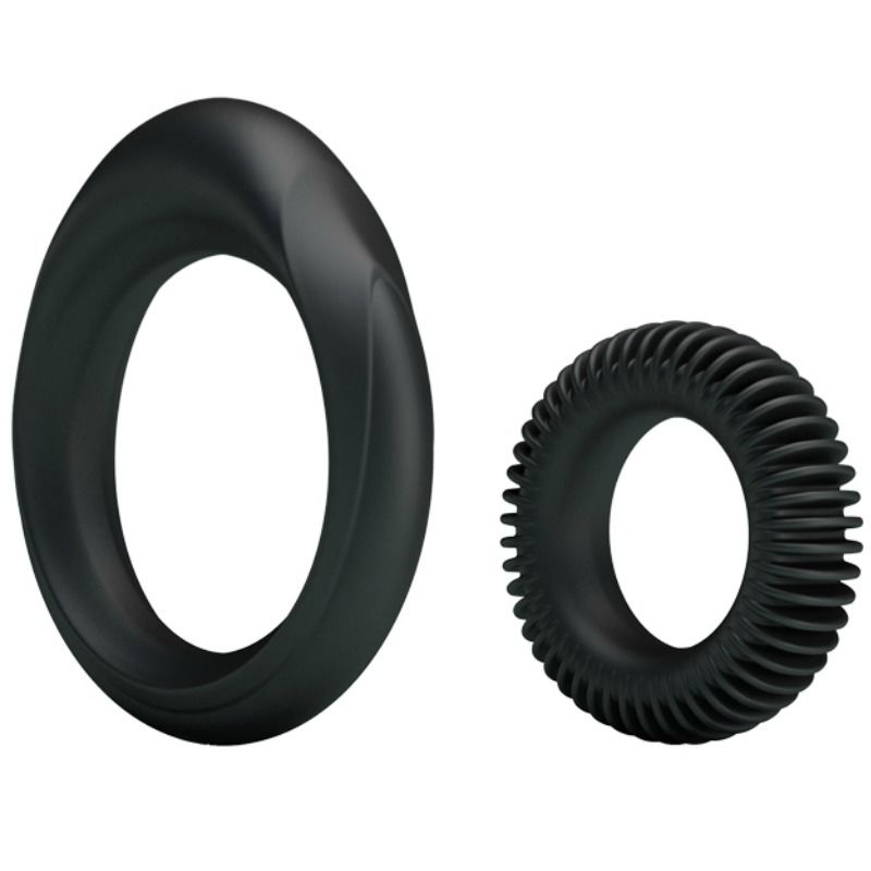 BAILE - KIT 2 SILICONE RINGS RING MANHOOD - Kink&Play