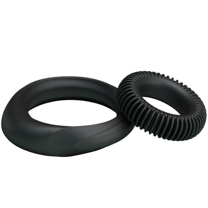 BAILE - KIT 2 SILICONE RINGS RING MANHOOD - Kink&Play