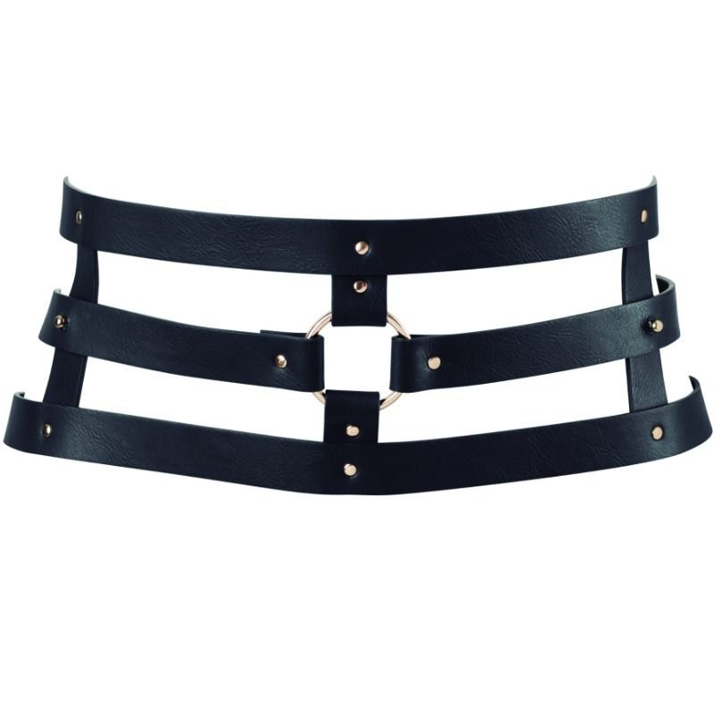 BIJOUX - INDISCRETS MAZE BELT WITH STRAP BLACK - Kink&Play