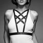 BIJOUX - INDISCRETS MAZE KORSAD HARNESS MED NECKLINE SVART