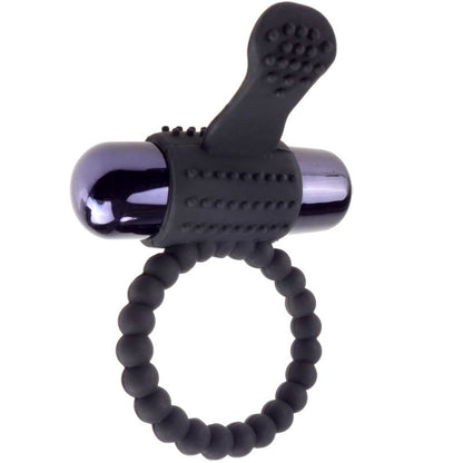 FANTASY C-RINGZ - BLACK SILICONE VIBRATING RING - Kink&Play