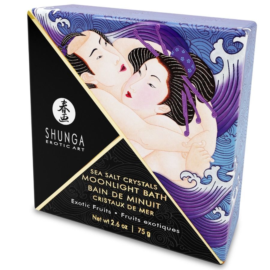 SHUNGA - EXOTIC PURPLE FLAVORED BATH SALTS 75 GR - Kink&Play