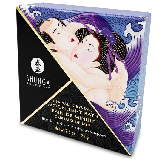 SHUNGA - EXOTISKT LILA BADSALT 75 GR