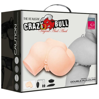 CRAZY BULL - BUTT WITH REALISTIC VAGINA AND ANUS AND VIBRATION - Kink&Play