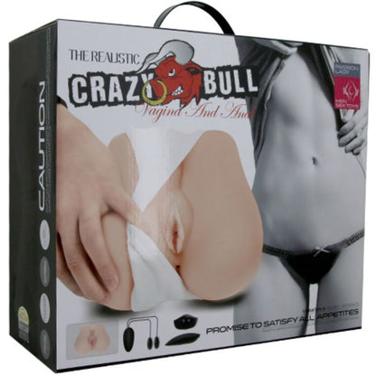 CRAZY BULL - REALISTIC VAGINA AND ANUS WITH VIBRATION POSITION 3 - Kink&Play