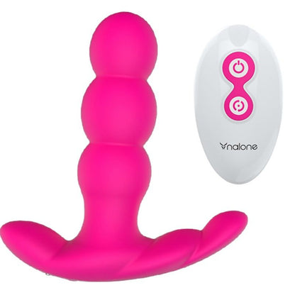 NALONE - PEARL ANAL VIBRATOR REMOTE CONTROL BLACK - Kink&Play