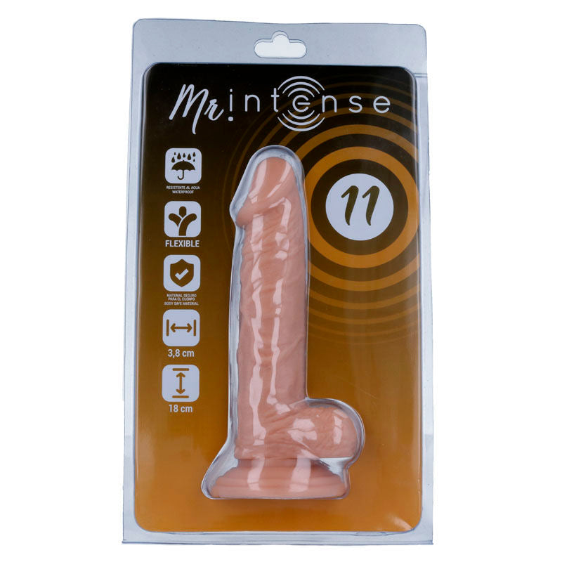 MR INTENSE - 11 REALISTIC COCK 18 CM -O- 3.8 CM - Kink&Play