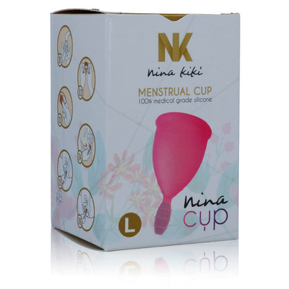 NINA KIKÍ - MENSTRUAL CUP PINK - SIZE L - Kink&Play