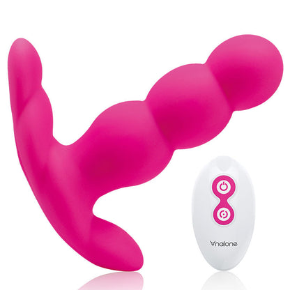 NALONE - PEARL ANAL VIBRATOR REMOTE CONTROL BLACK - Kink&Play