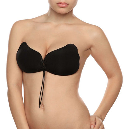 BYE-BRA - LACE-IT ENHANCEMENT PUSH-UP BLACK CUP A - Kink&Play