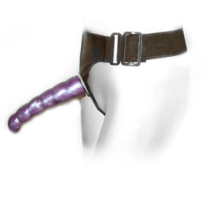 BAILE - LILAC FEMALE ANAL AND VAGINAL HARNESS GPOINT 17 CM - Kink&Play