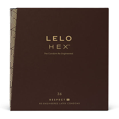 LELO - HEX CONDOMS RESPECT XL 36 PACK - Kink&Play