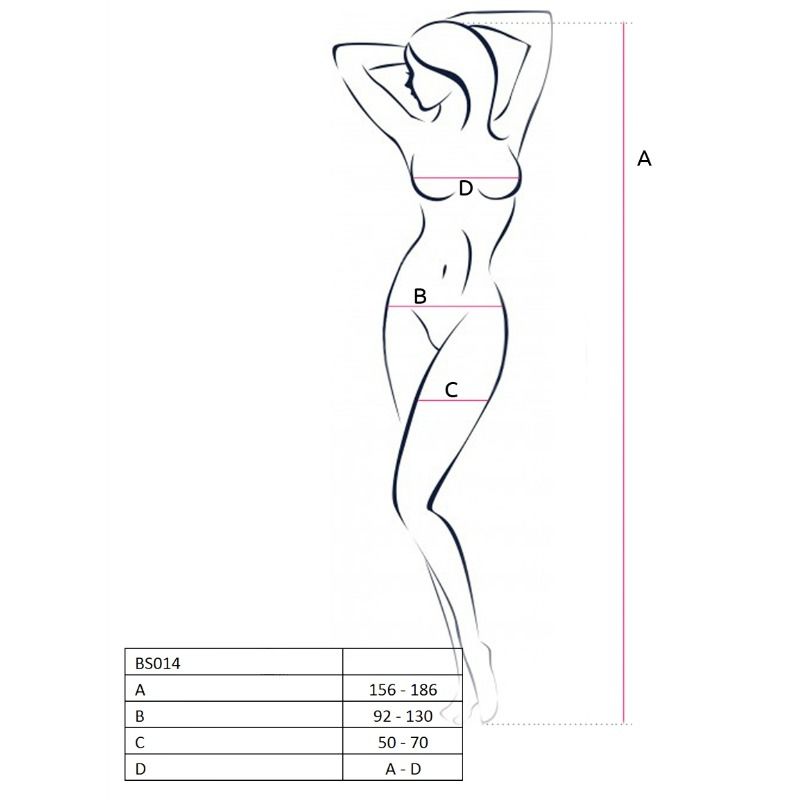 PASSION - WOMAN BS014 RED BODYSTOCKING ONE SIZE - Kink&Play