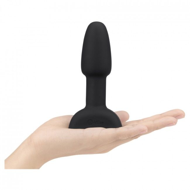 B-VIBE - RIMMING REMOTE CONTROL ANAL PLUG PETITE BLACK - Kink&Play