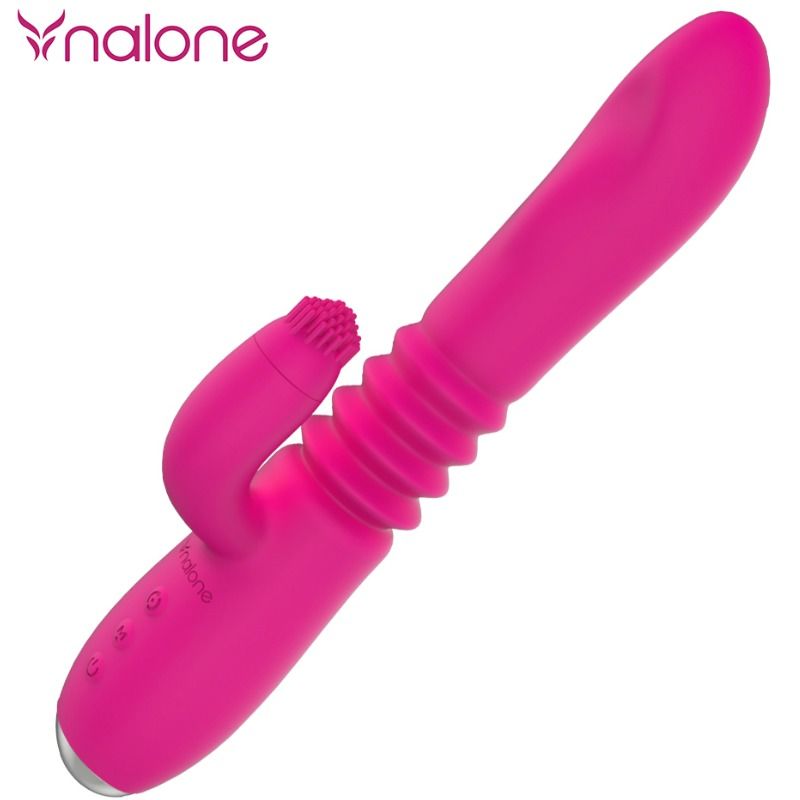 NALONE - UP&DOWN AND RABBIT VIBRATOR WITH ROTATION - Kink&Play