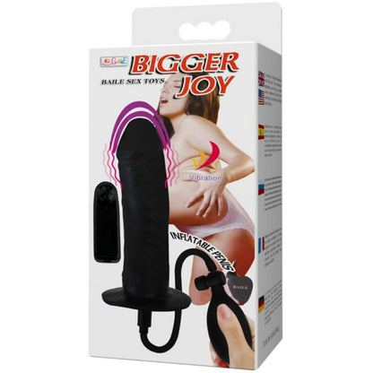BAILE - BIGGER JOY UPPBLÅSBAR PENIS MED VIBRATION 16 CM