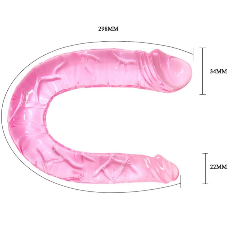 BAILE - DUBBEL DONG DUBBEL ROSA DILDO