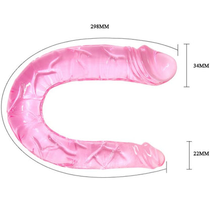 BAILE - DUBBEL DONG DUBBEL ROSA DILDO