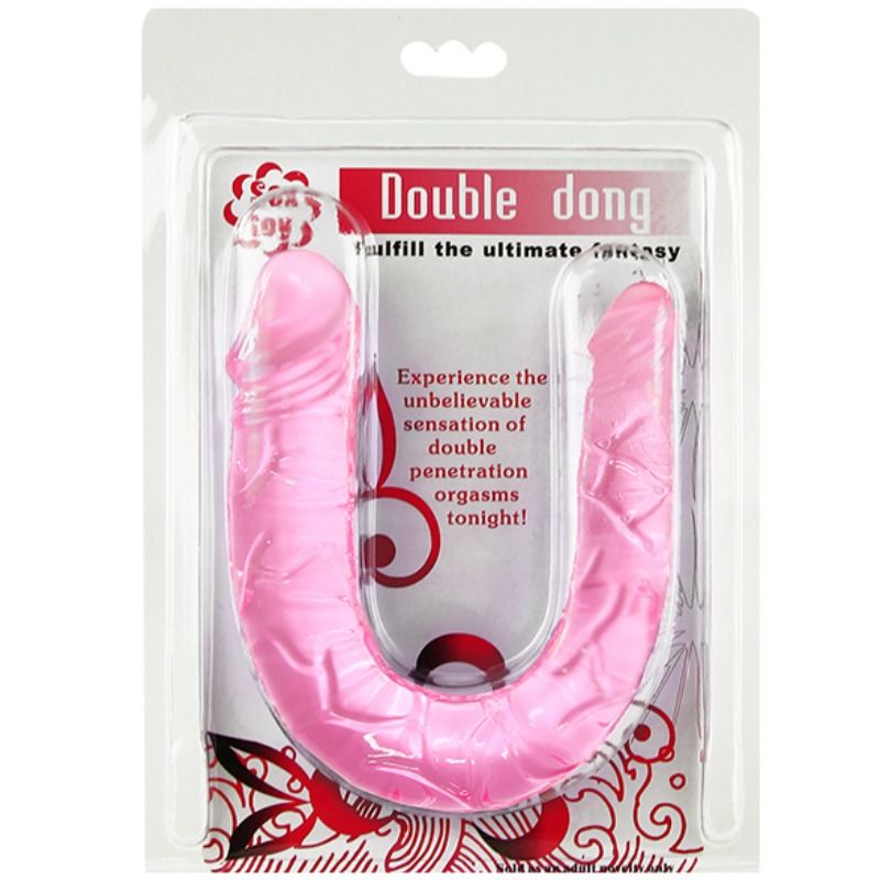 BAILE - DUBBEL DONG DUBBEL ROSA DILDO