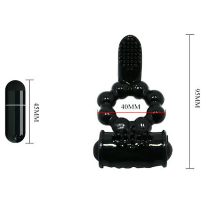 BAILE - LJUVLIG RINGRING MED DUBBEL STIMULATOR
