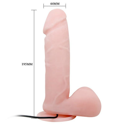 BAILE - OLIVER REALISTISK VIBRATOR MED ROTATIONSFUNKTION