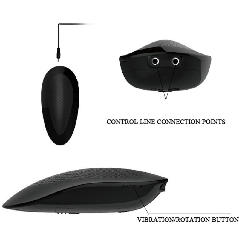 BAILE - OLIVER REALISTISK VIBRATOR MED ROTATIONSFUNKTION