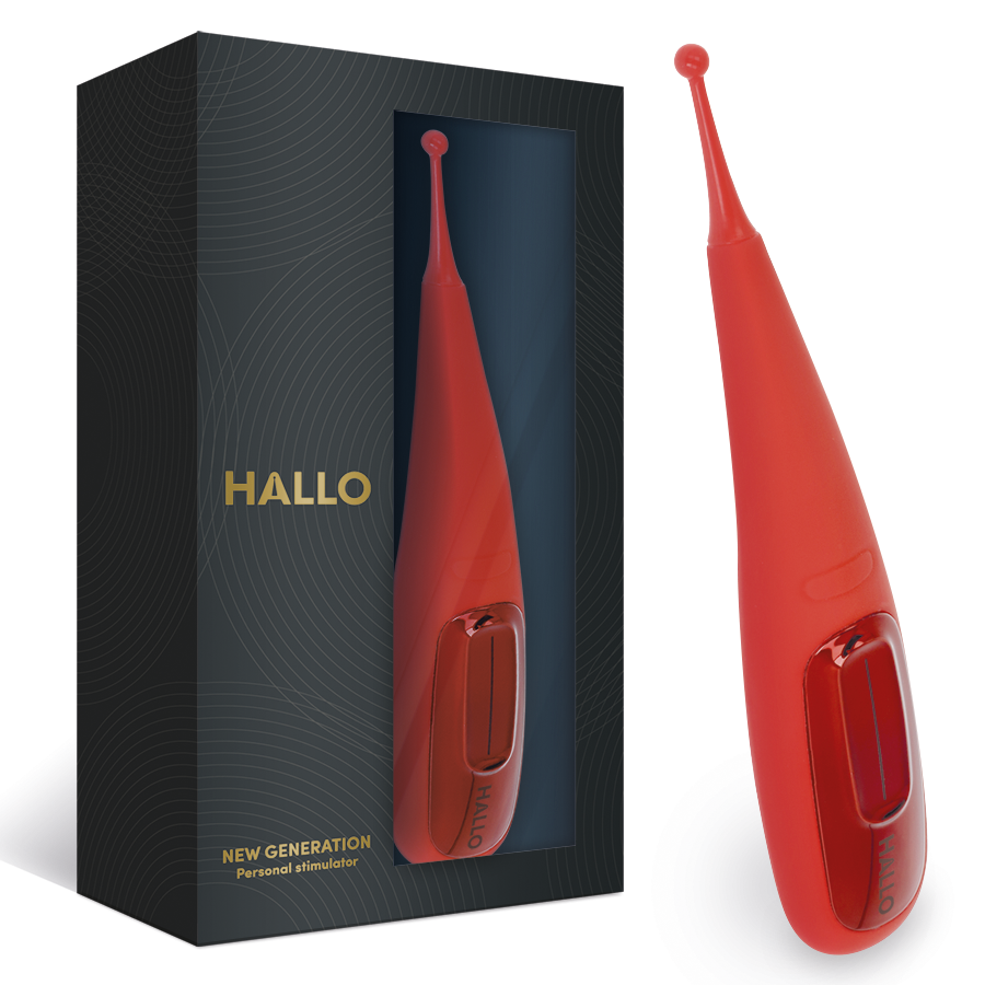 HALLO - FOCUS VIBRATOR RÖD