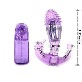 BAILE - LILAC VAGINAL AND ANAL STIMULATOR WITH VIBRATION - Kink&Play