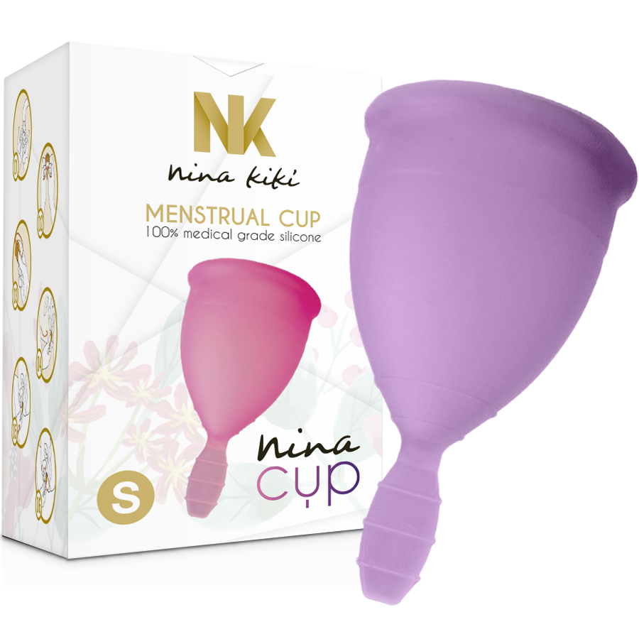 NINA KIKÍ - MENSTRUAL CUP PURPLE - SIZE S - Kink&Play