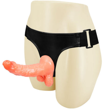 BAILE - HARNESS WITH REALISTIC PENIS AND ULTRA PASSIONATE ADJUSTABLE PANTIES 15.5 CM - Kink&Play