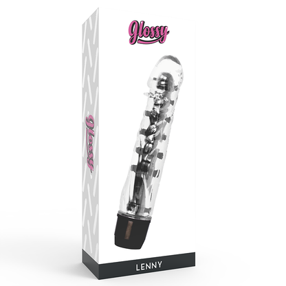 GLOSSY - LENNY VIBRATOR SVART